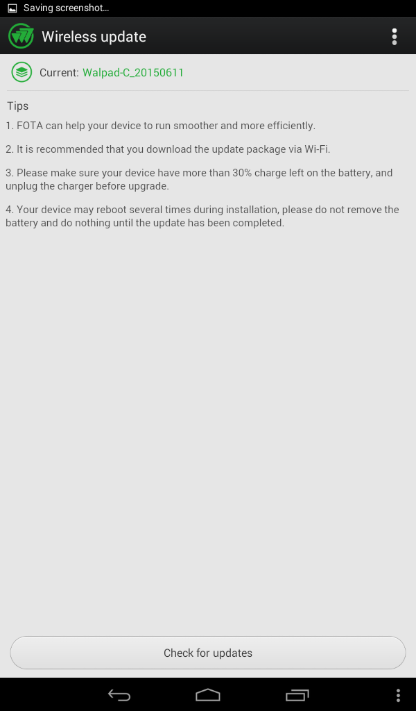  Walpad C OTA Update