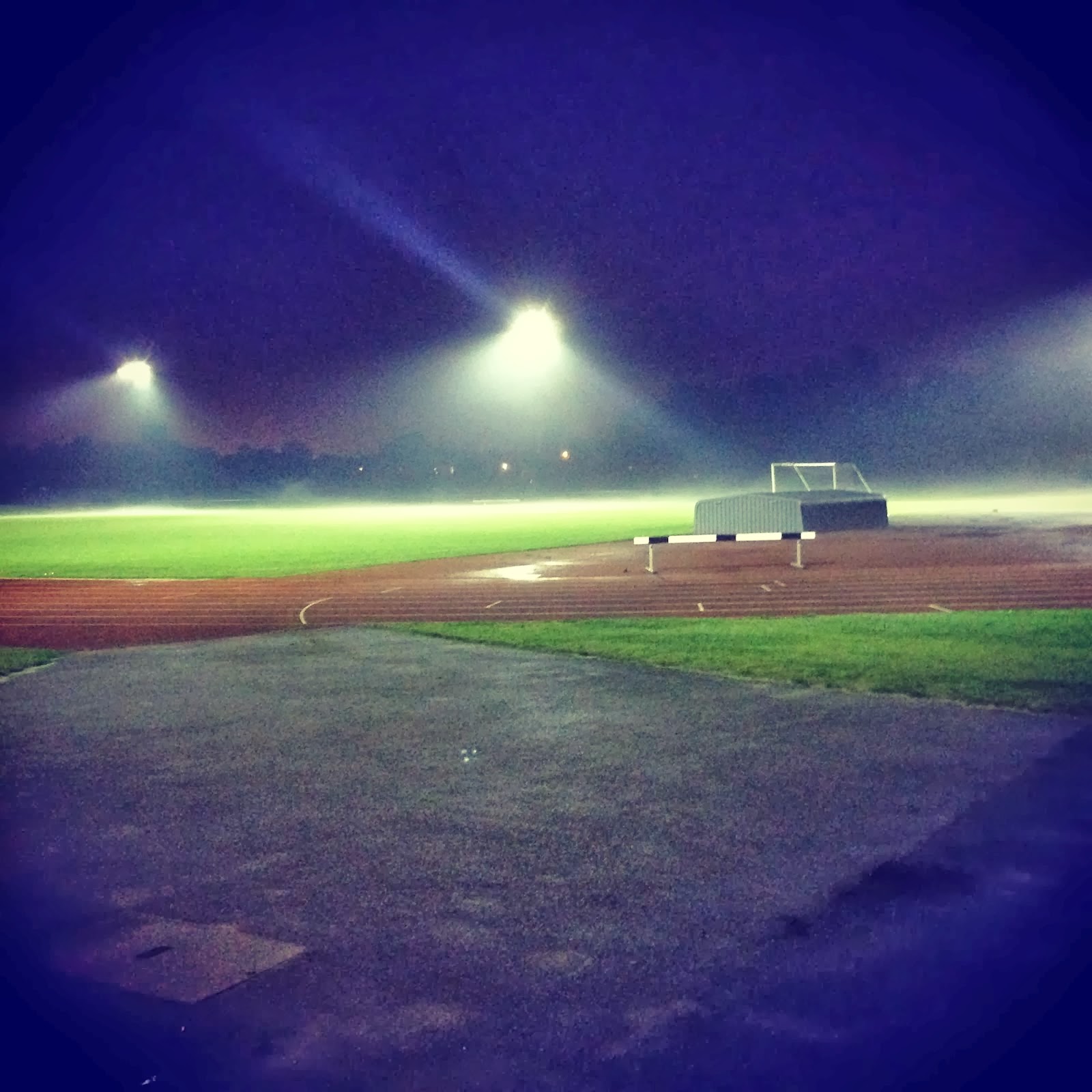 A lovely night for track