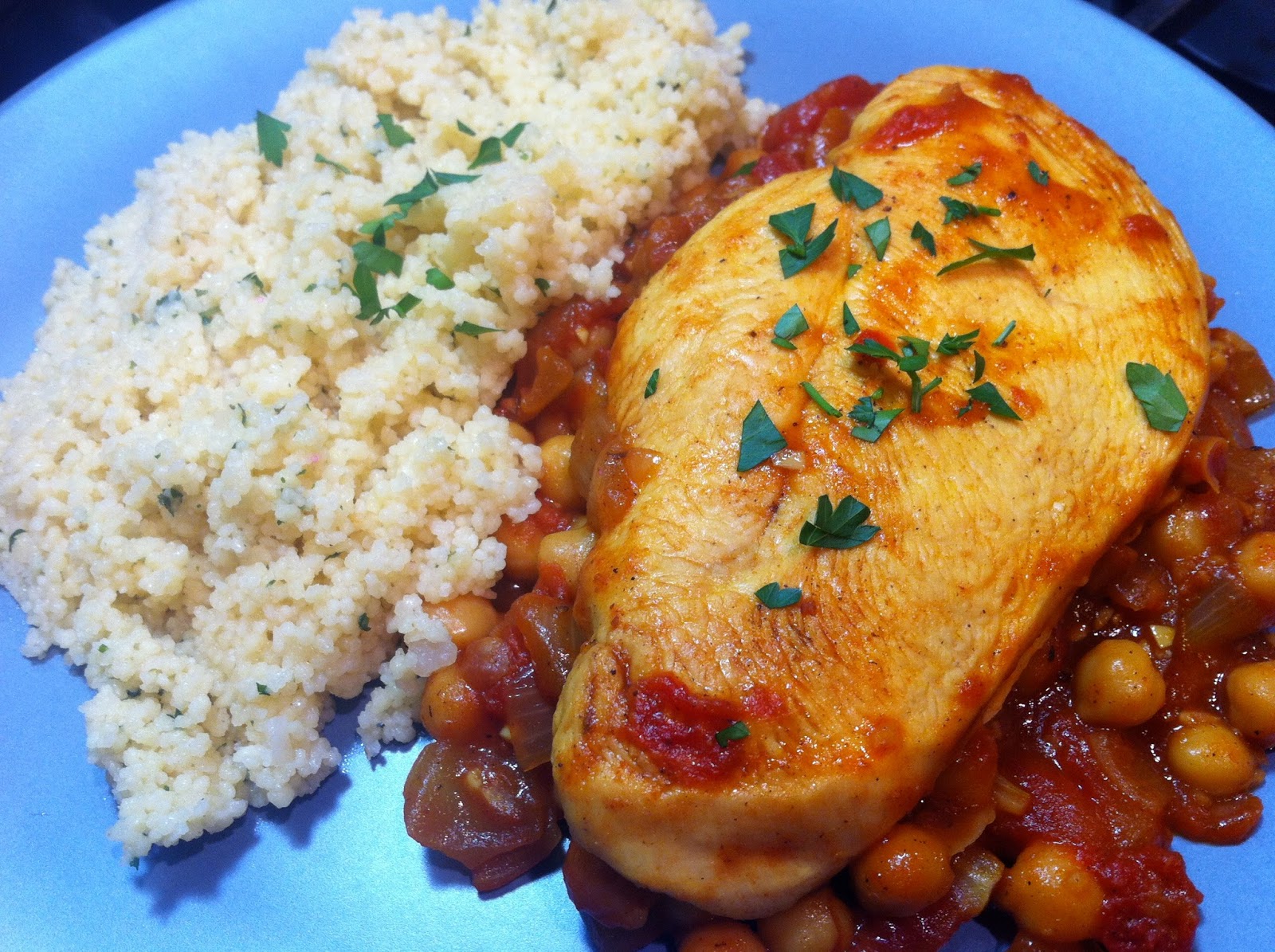 Cooking with SAHD: Moroccan Chicken with Couscous