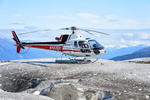 1991 Aerospatiale AS350 B2 Ecureuil Helicopter on Glacier in Alaska