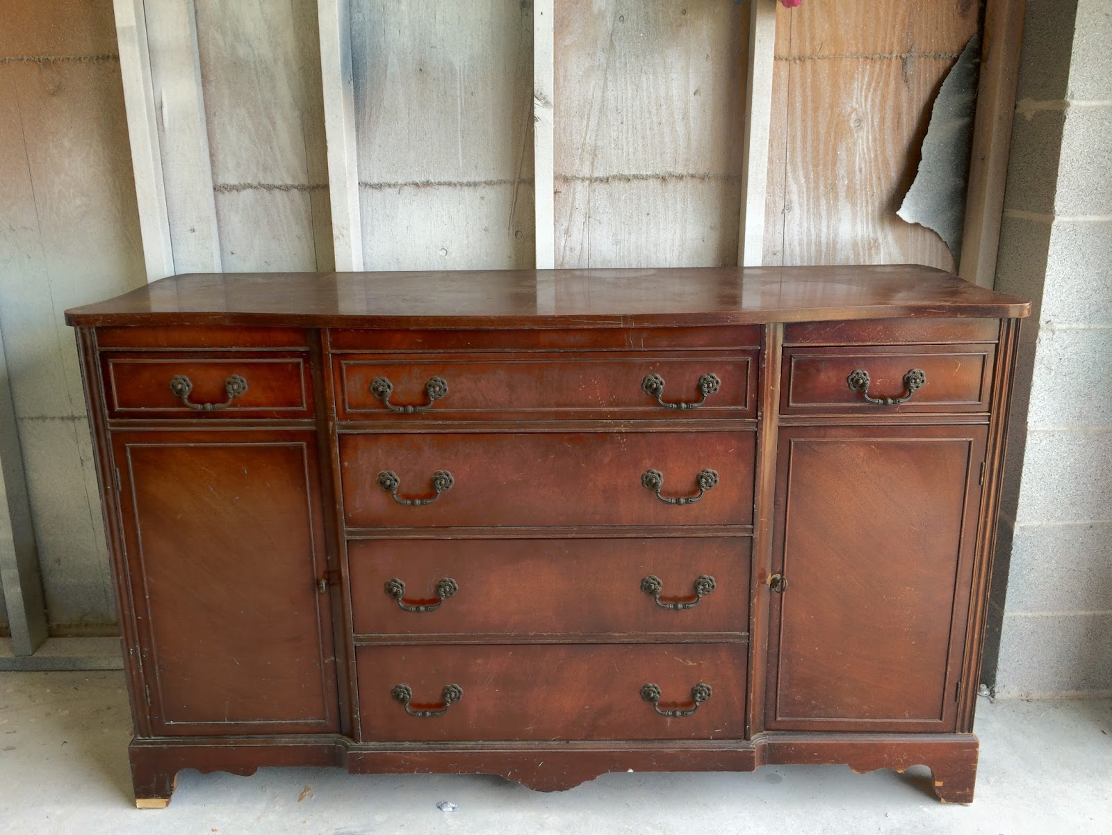 Fisherman's Wife Furniture White & Brass Modern/Art Deco Dresser