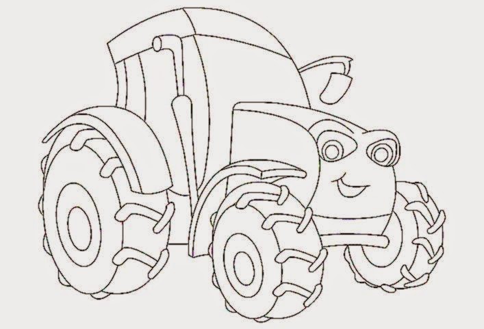 Free Coloring Pictures: Tractor Pictures To Color Free Coloring Pictures: Tractor Pictures To Color