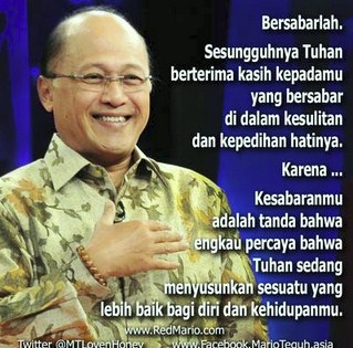 Cerdas 98 Kata Bijak Mario Teguh Tentang Kesuksesan