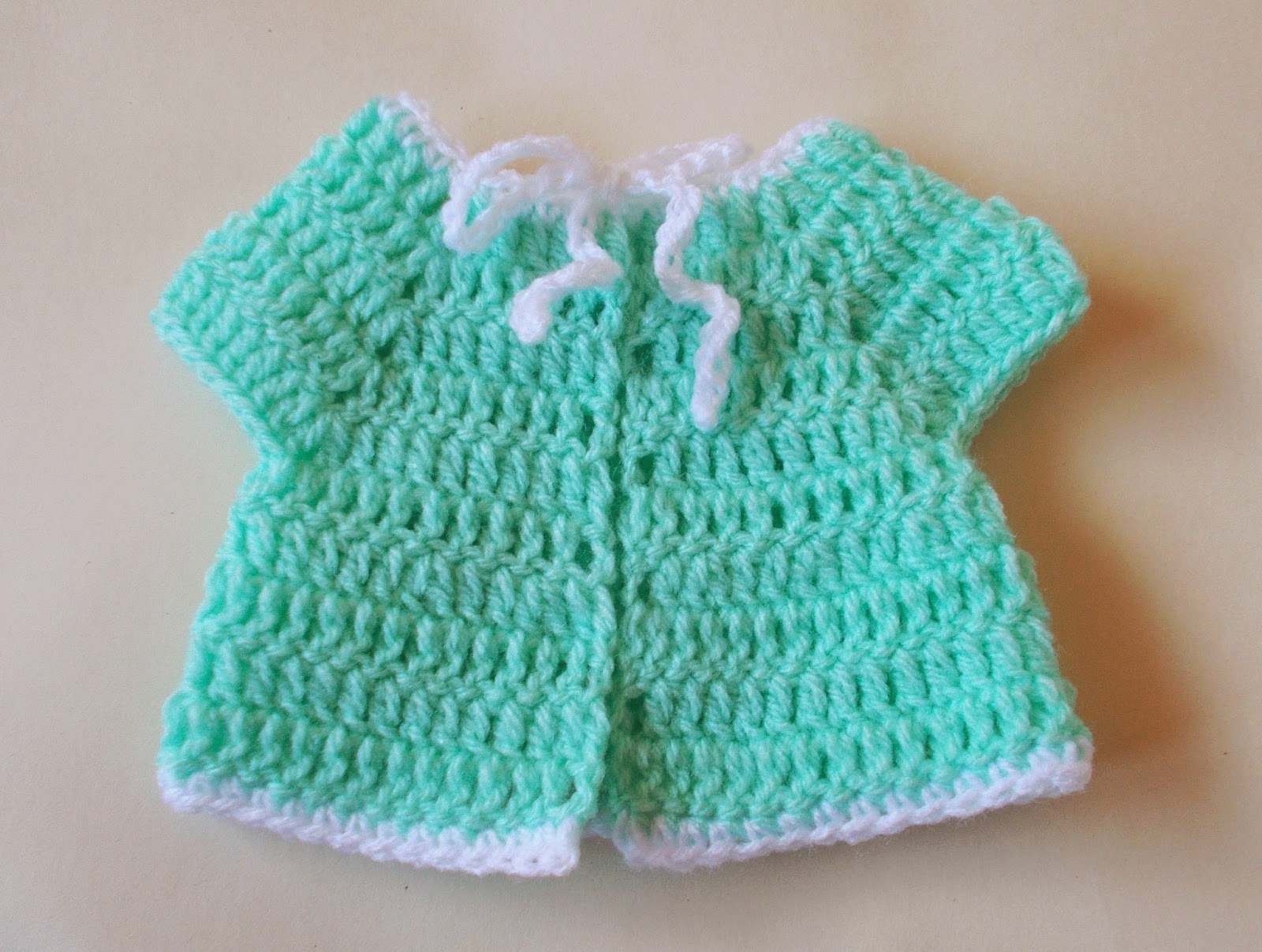 Marianna's Lazy Daisy Days Premature Baby Crochet Baby Jacket