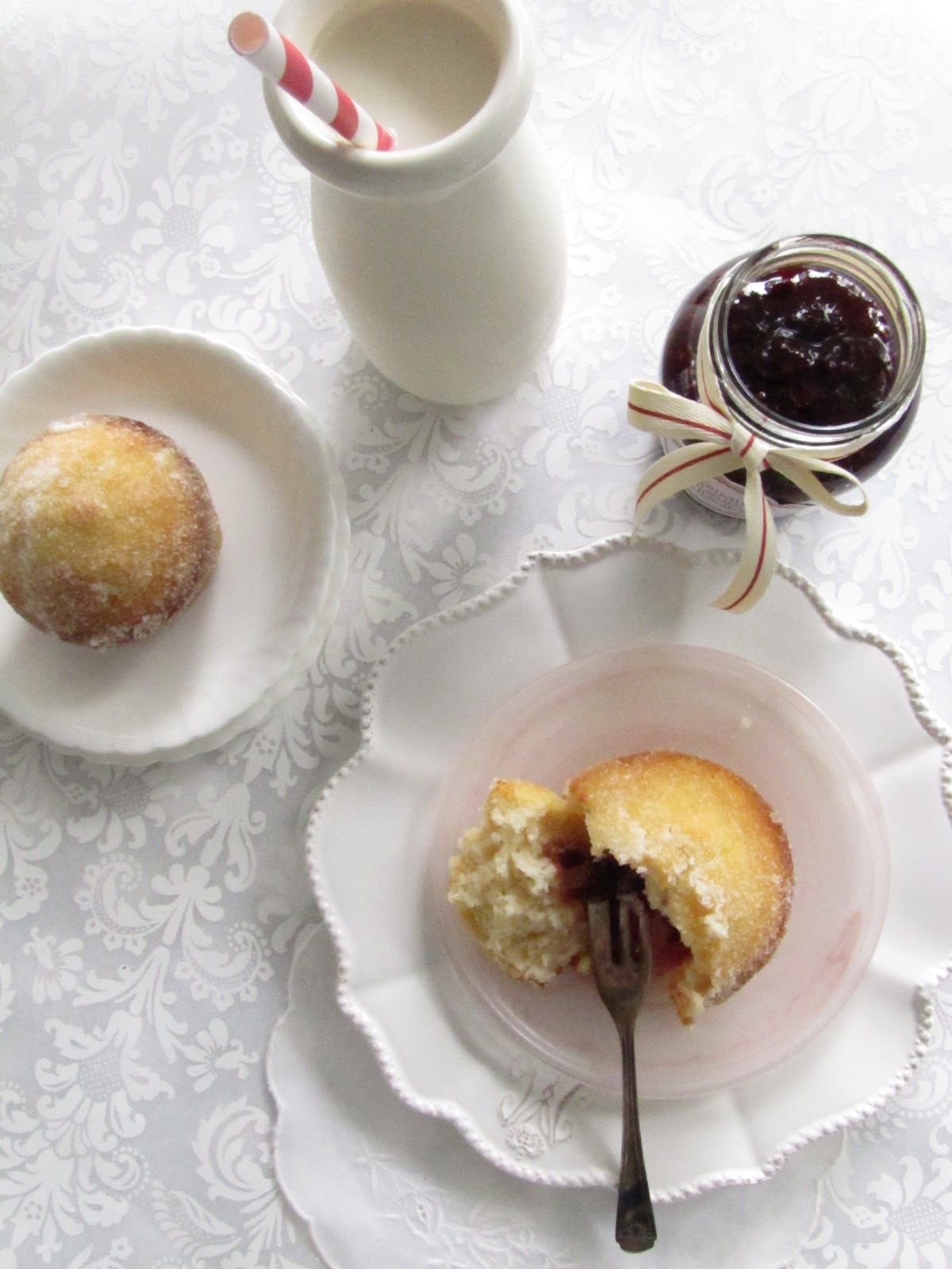 my button cake jam doughnut cakes
