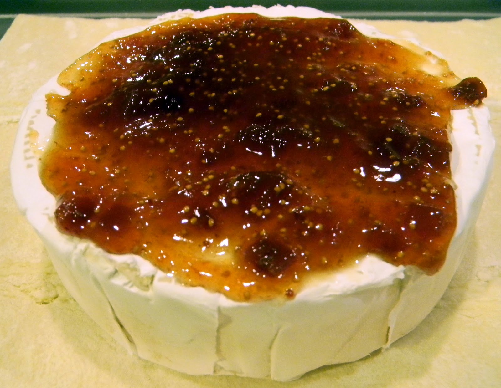 Baked Brie with Fig Jam Schue Love