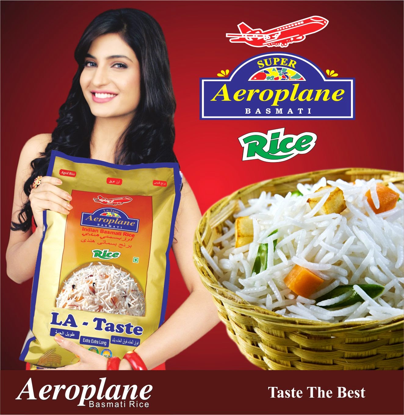 Top Indian Basmati Rice Aerpolane Rice Aeroplane LA TastePremium