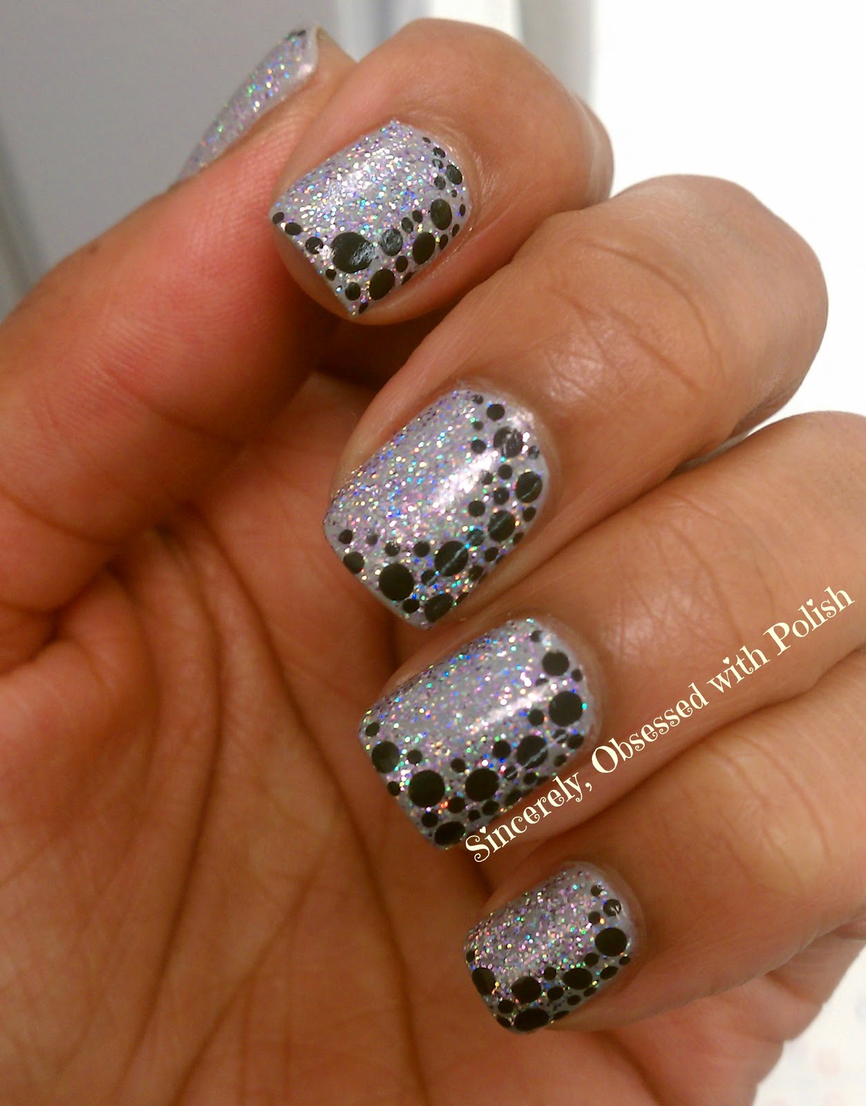 Sincerely, Obsessed With Polish Glitter Dots