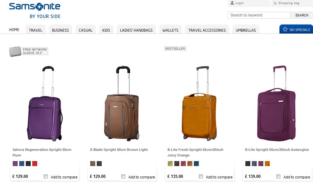 orange suitcase matalan