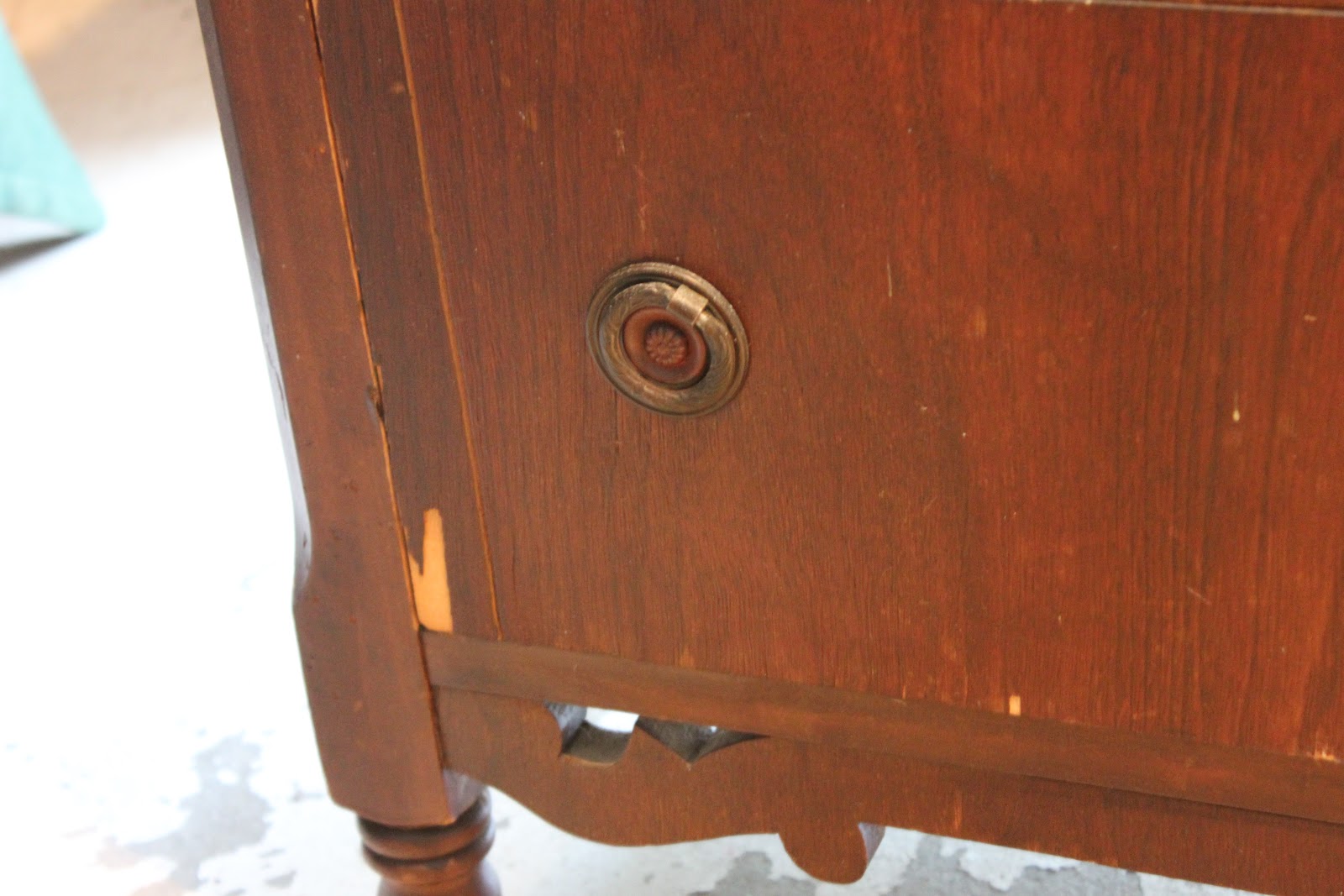 My Passion For Decor Another Battered Craigslist Dresser Turned