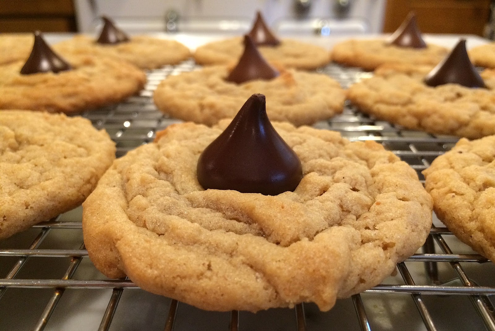 A Cake Bakes in Brooklyn Peanut Butter Cookies with Chocolate Kisses