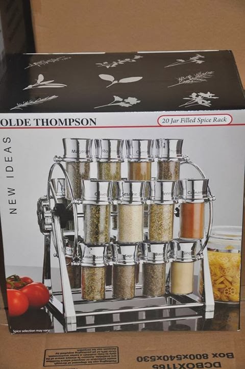 Olde Thompson 20 Jar Carousel Spice Rack