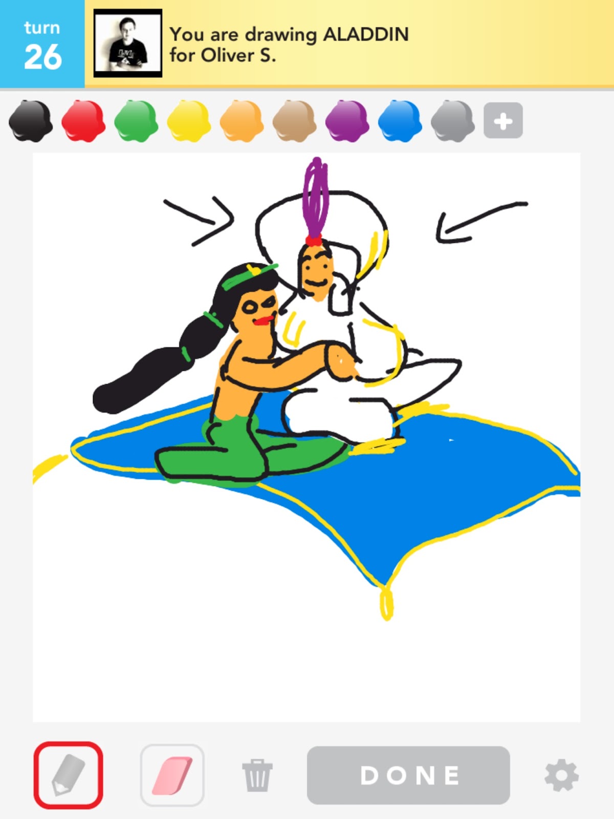 Draw Aladdin