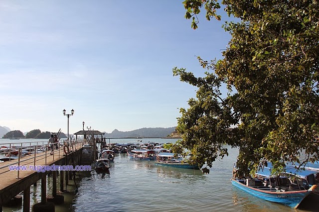 Percutian di langkawi - Mandi manda di Pulau Beras Basah