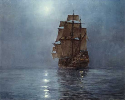 Crescent Moon Montague Dawson