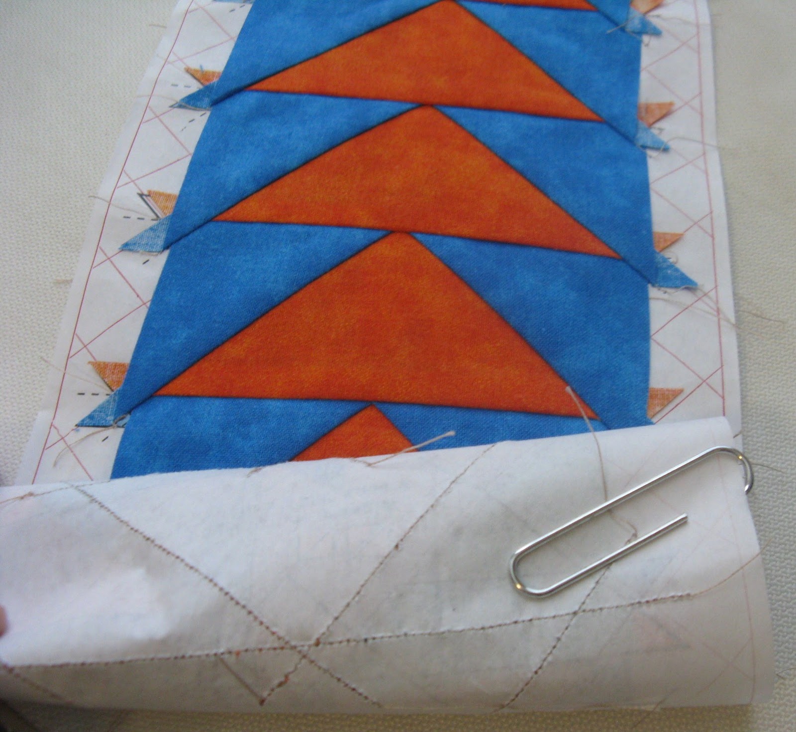 Flying Geese Tutorial With Our Sew and Fold Paper Triangles on a Roll