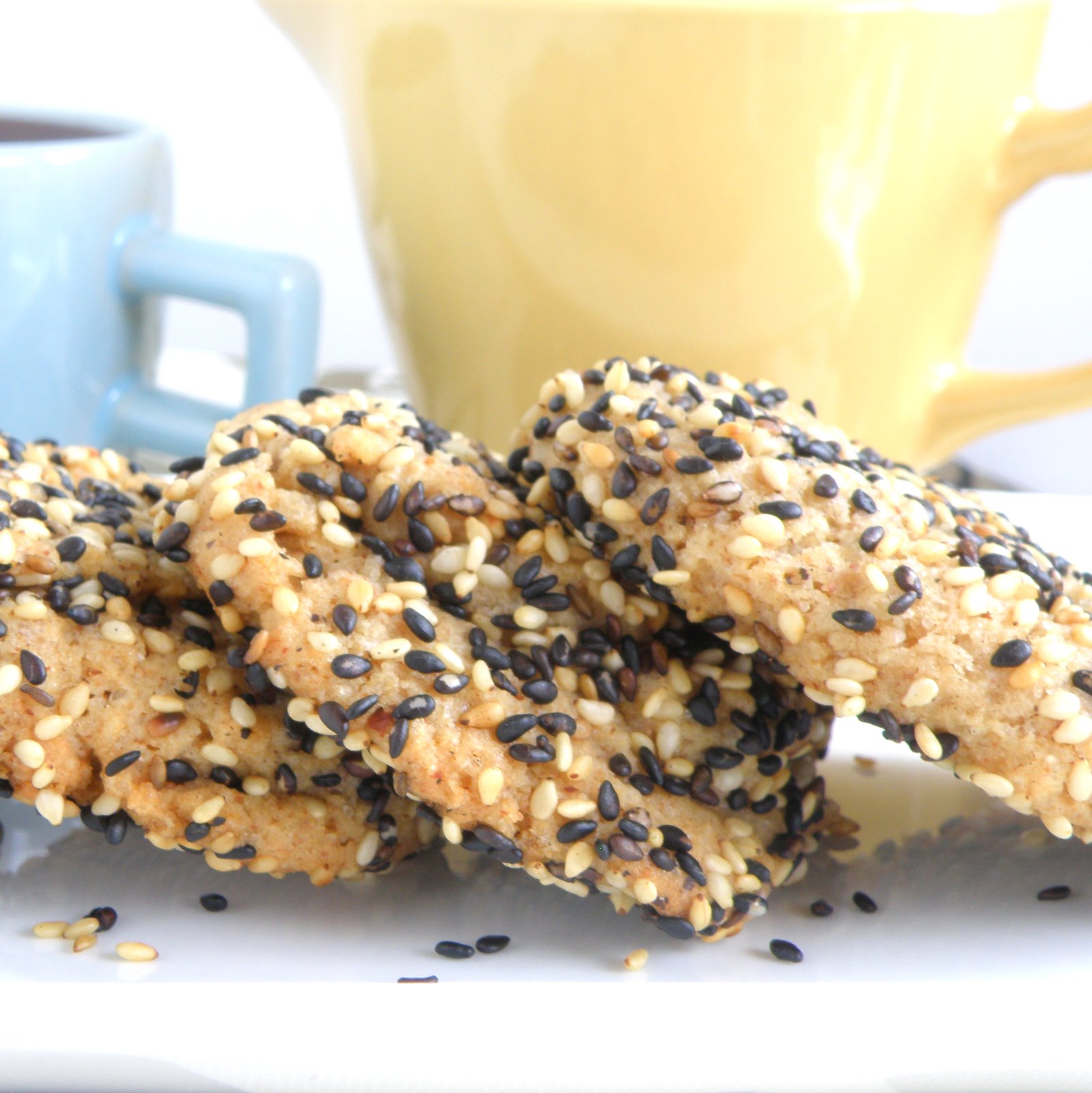 delicuteessen Vegan Almond Butter and Sesame Seed Cookies