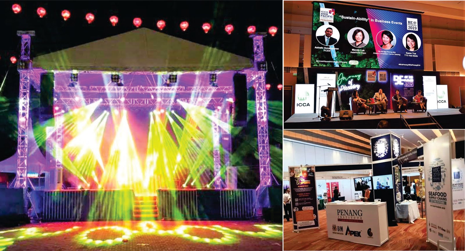 Penang Event Equipment Rental Supplier Rental PA System , LED Panel