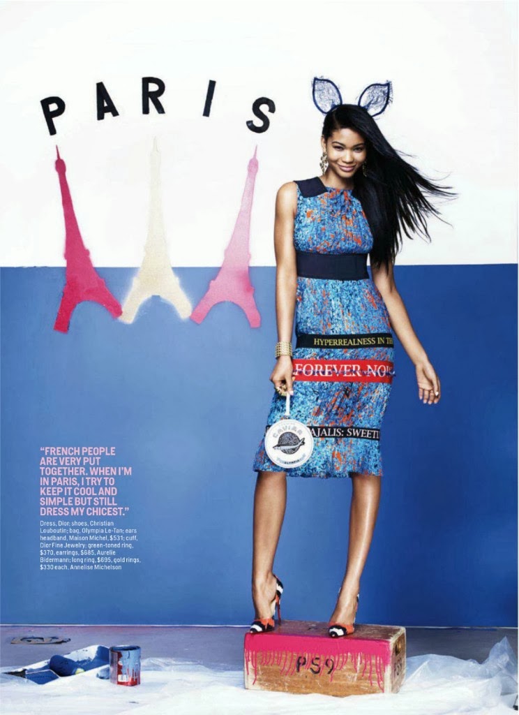 Styling On A Budget: Chanel Iman For Cosmopolitan