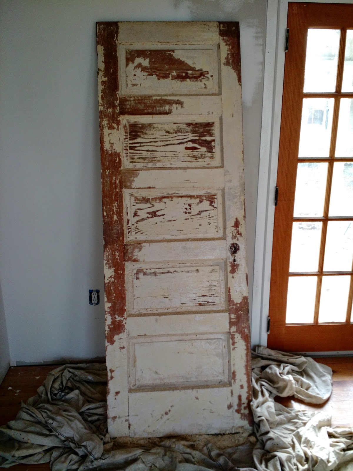 DIY How to Strip Paint from 100 Year Old Doors & Brick
