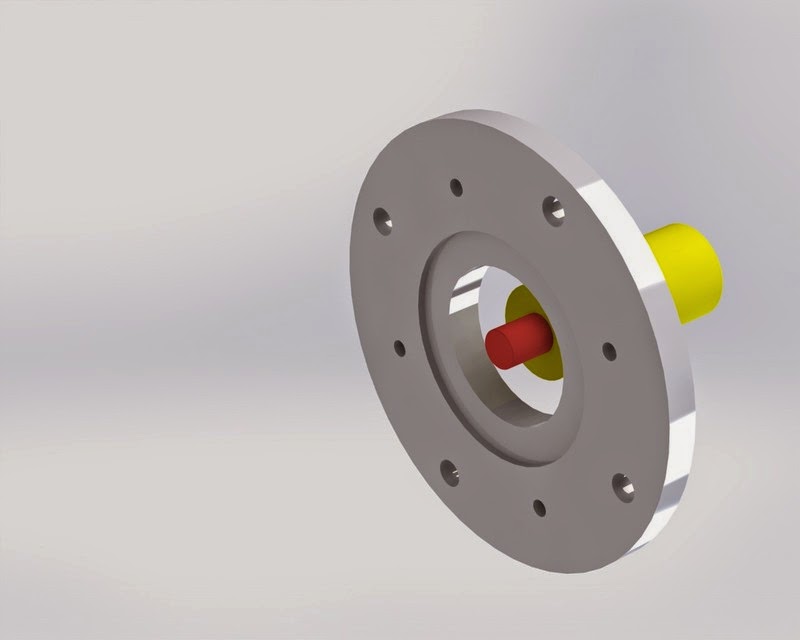 Simple Flange For Gear Box Geo Spadiz