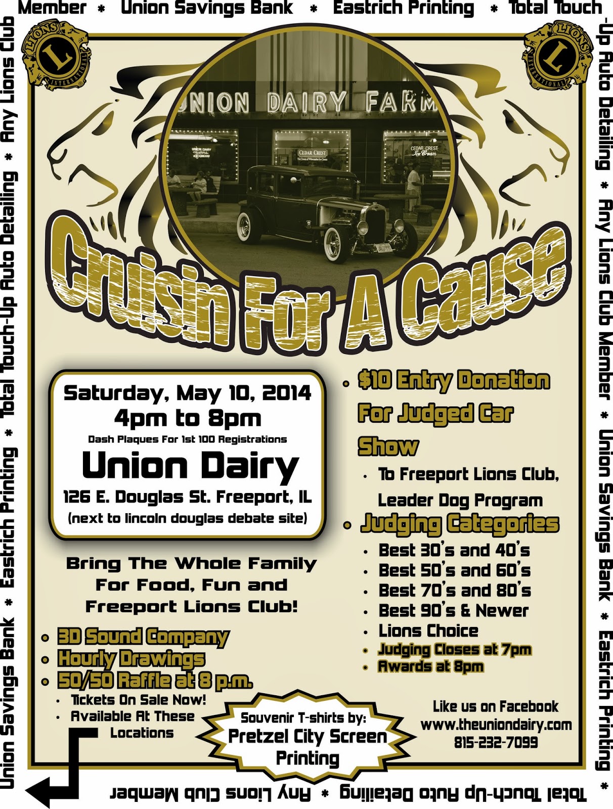 Freeport Lions Club CAR SHOW MAY 10, 2014