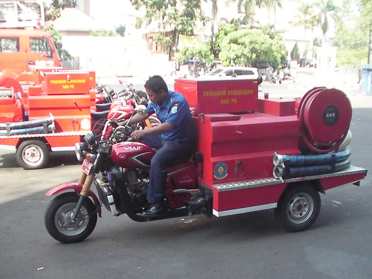 Viar Fire Motor Inovasi Keren Nan Canggih Motor Pemadam Kebakaran