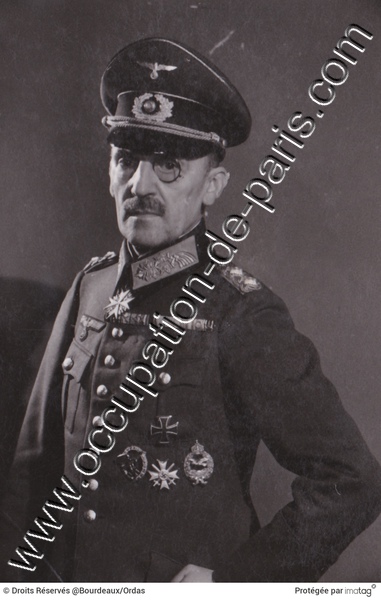 OTTO VON STÜLPNAGEL/ MILITÄRBEFEHLSHABER IN FRANKREICH