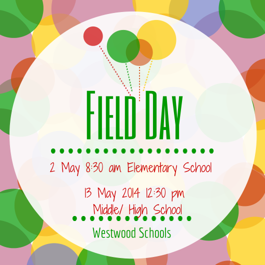 Field Day Dates Set Westwood Schools