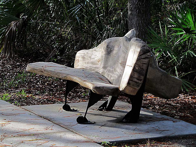 Bench by Christopher Fennell, Wall Springs Park, Palm Harbor, Florida