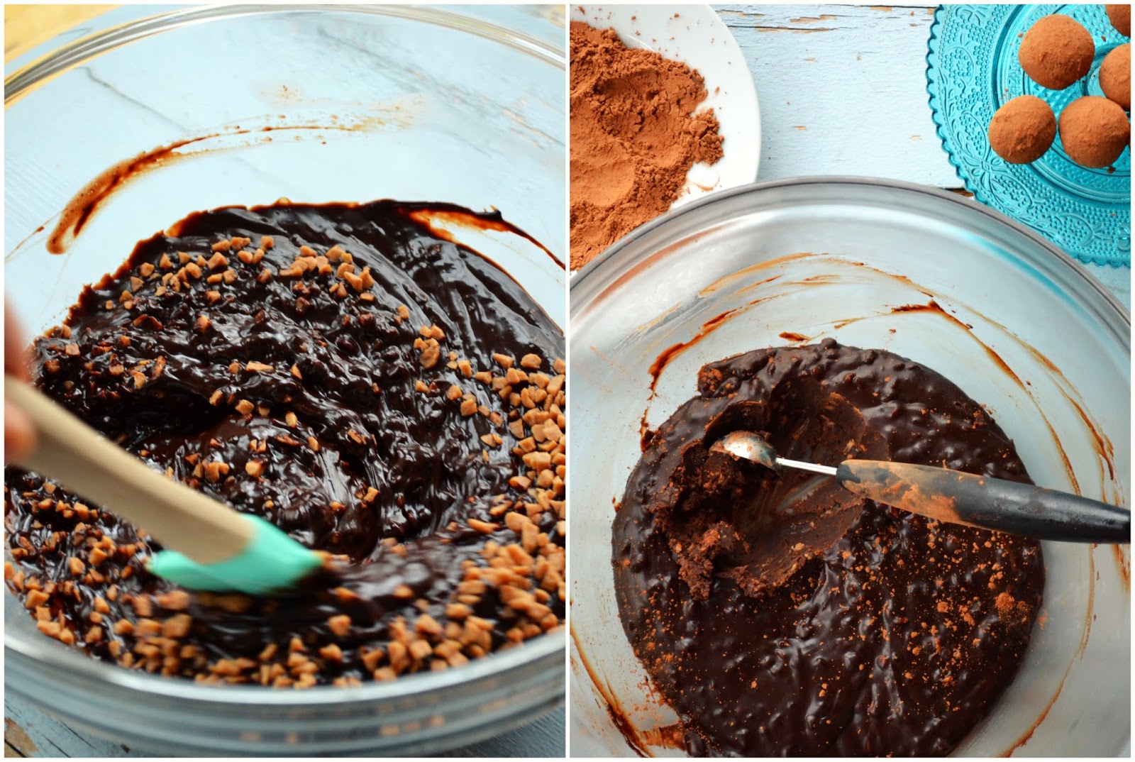 Chocolate Toffee Truffles (with Hershey's CHIPITS)