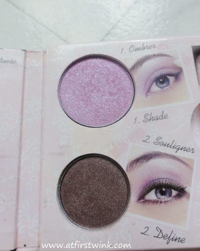 Bourjois Petit Guide de Style purple and brown eye shadow