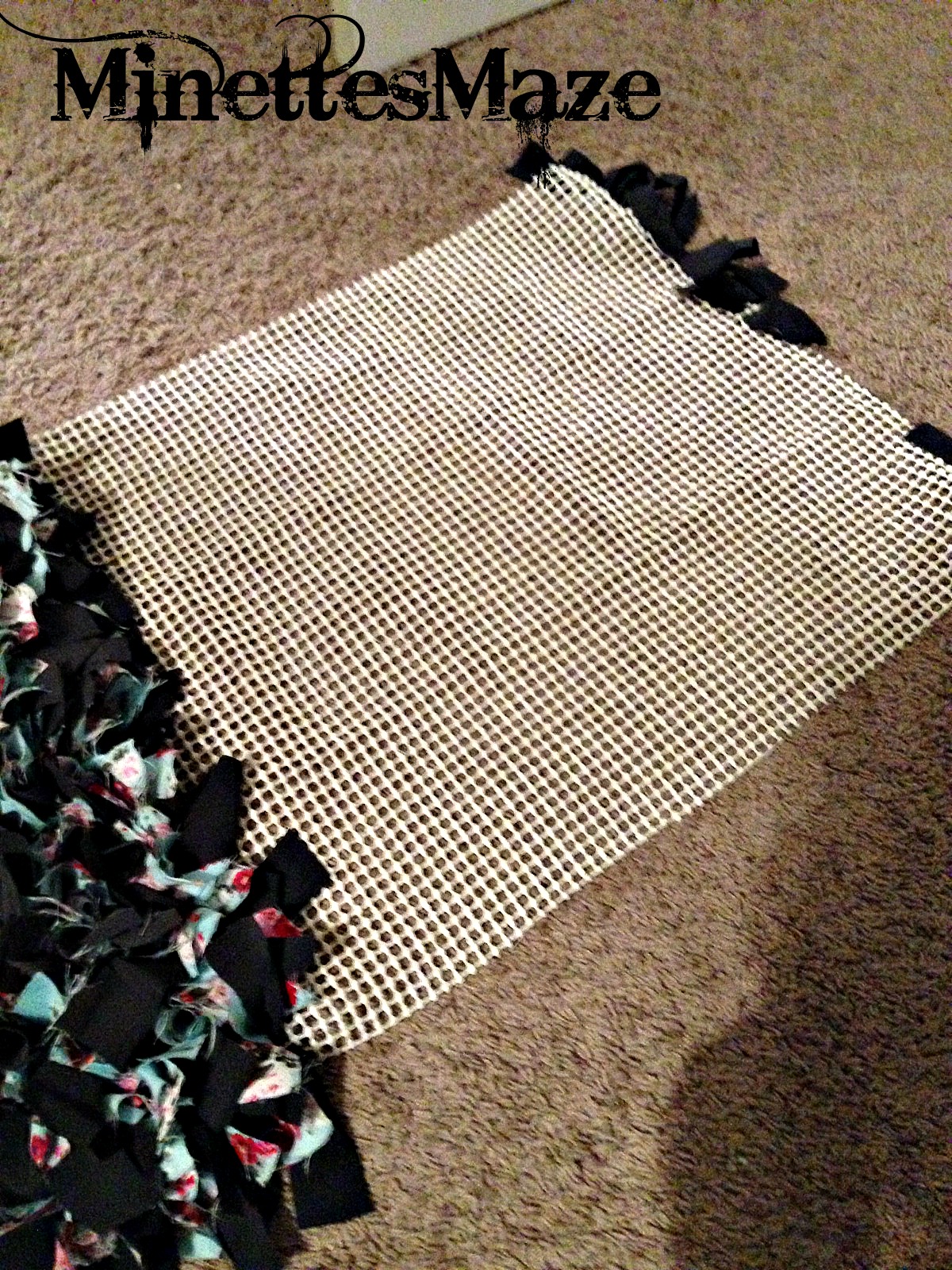 Betty MJ's Dollar Tree Rag Rug!