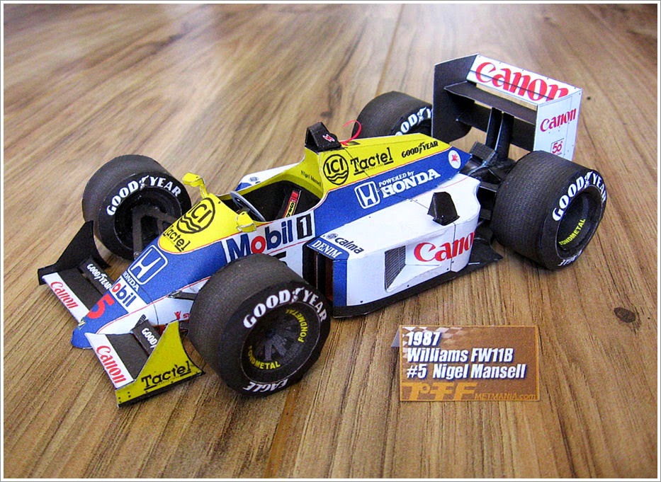 Briggers Models Williams FW11B 1987
