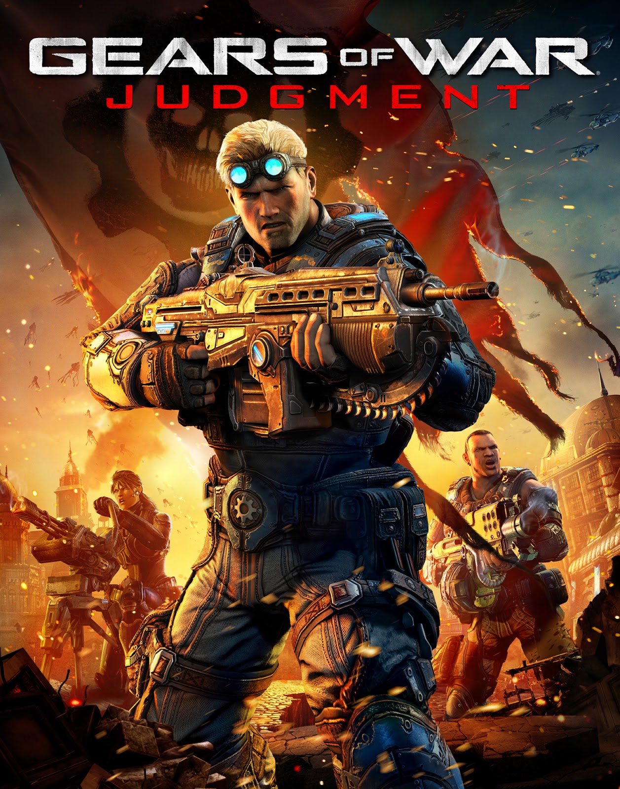 Gears of War Judgment Arte Principal Filial dos Games