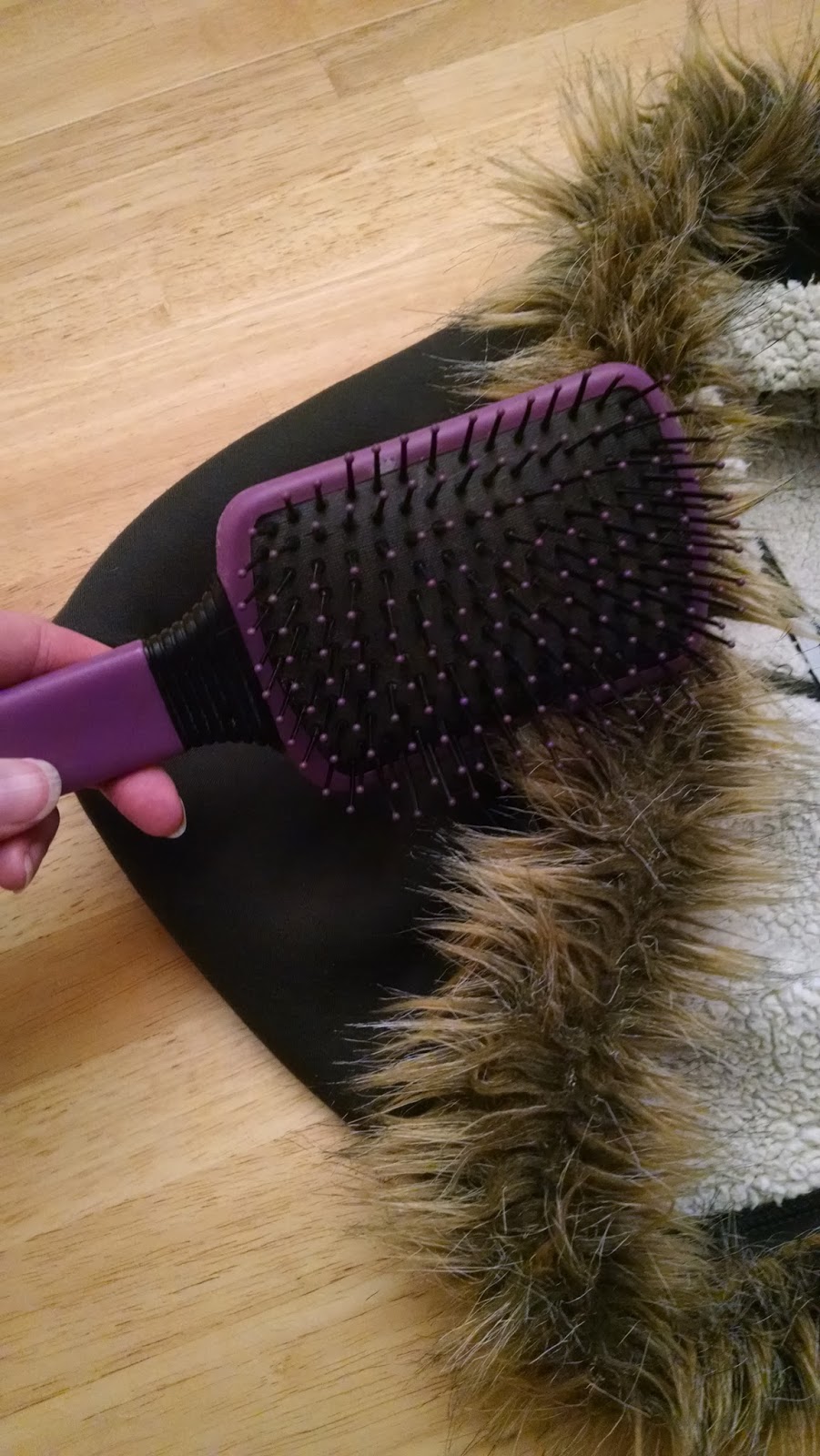 Must Run in the Family Prevent Faux Fur Trimmed Jackets from Matting