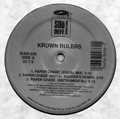 Krown Rulers ‎– Paper Chase (VLS) (1988) (256 kbps)
