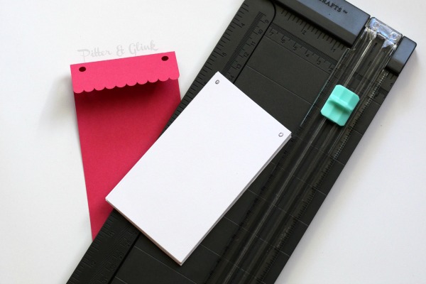 DIY Mini Notepads with Free Silhouette Cut File via pitterandglink.com