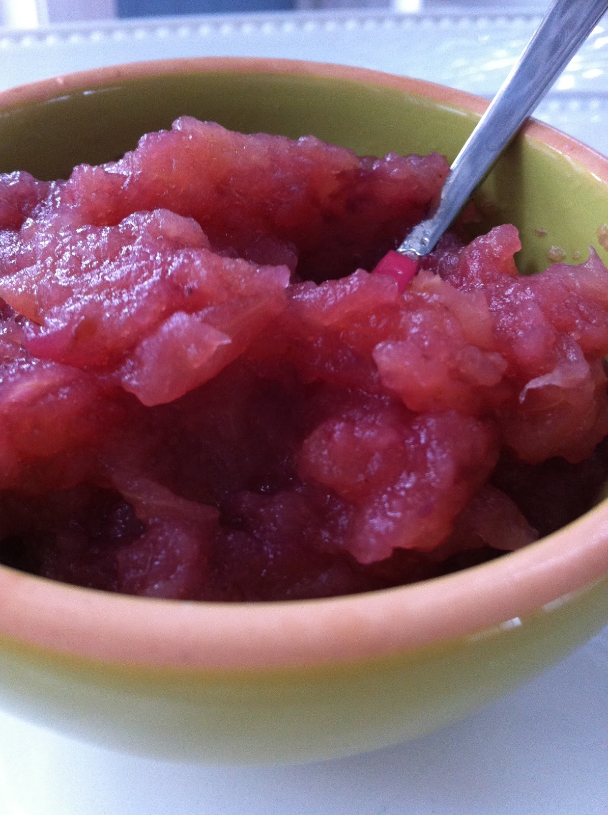 The Art of Comfort Baking Chunky Plum Applesauce