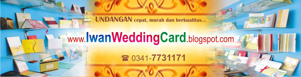 Iwan Wedding Card