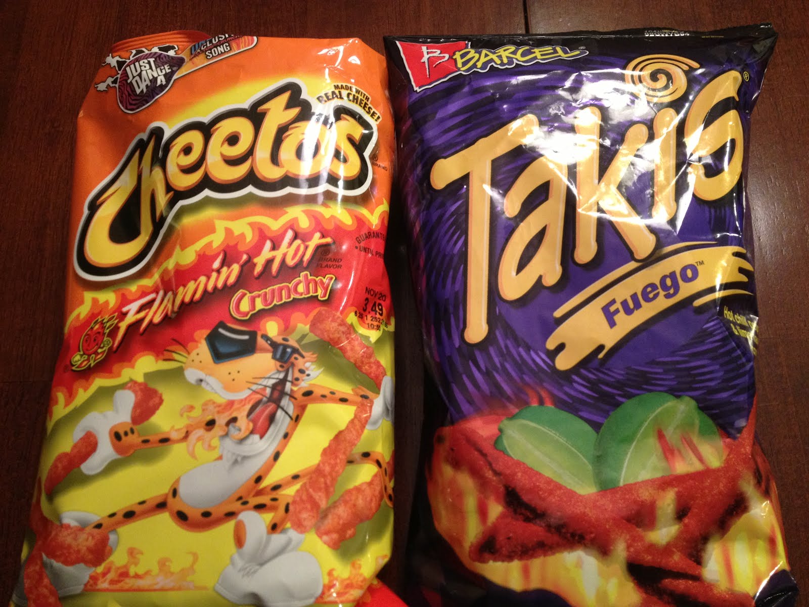 The Tangeman Family Blog Hot Cheetos & Takis
