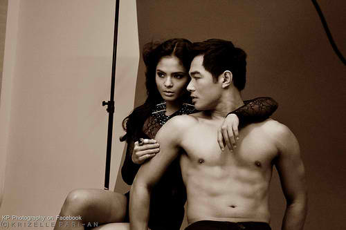 Guni-Guni lead stars: Lovi Poe and Benjamin Alves.