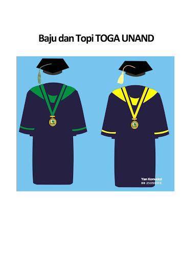 BAJU TOGA  TOPI TOGA MEDALI  BAHAN DASAR TWISS