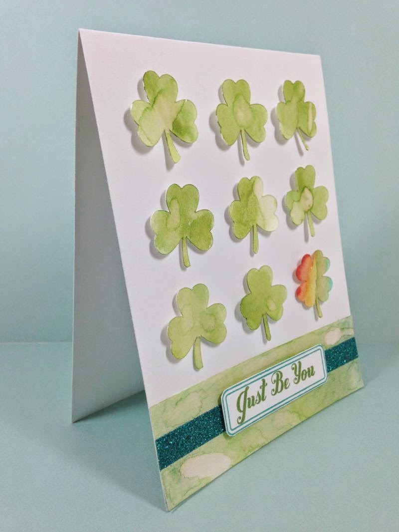 Cricut Just Be You card sideview