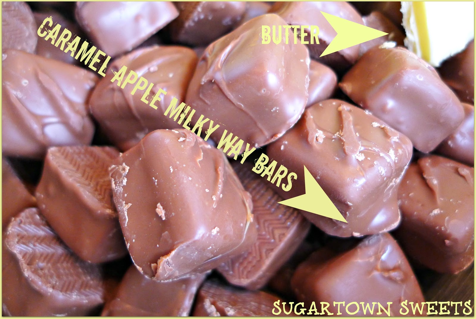 Sugartown Sweets Caramel Apple Milky Way Bar Cake