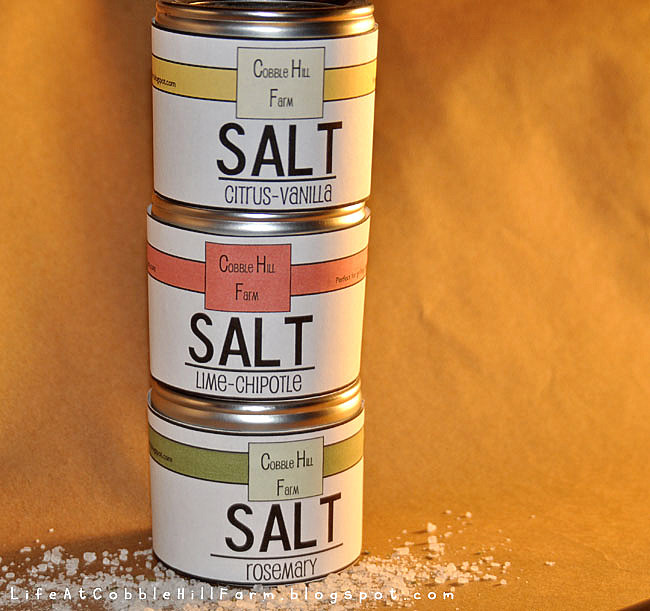 Homemade Flavored Salts Life At Cobble Hill Farm