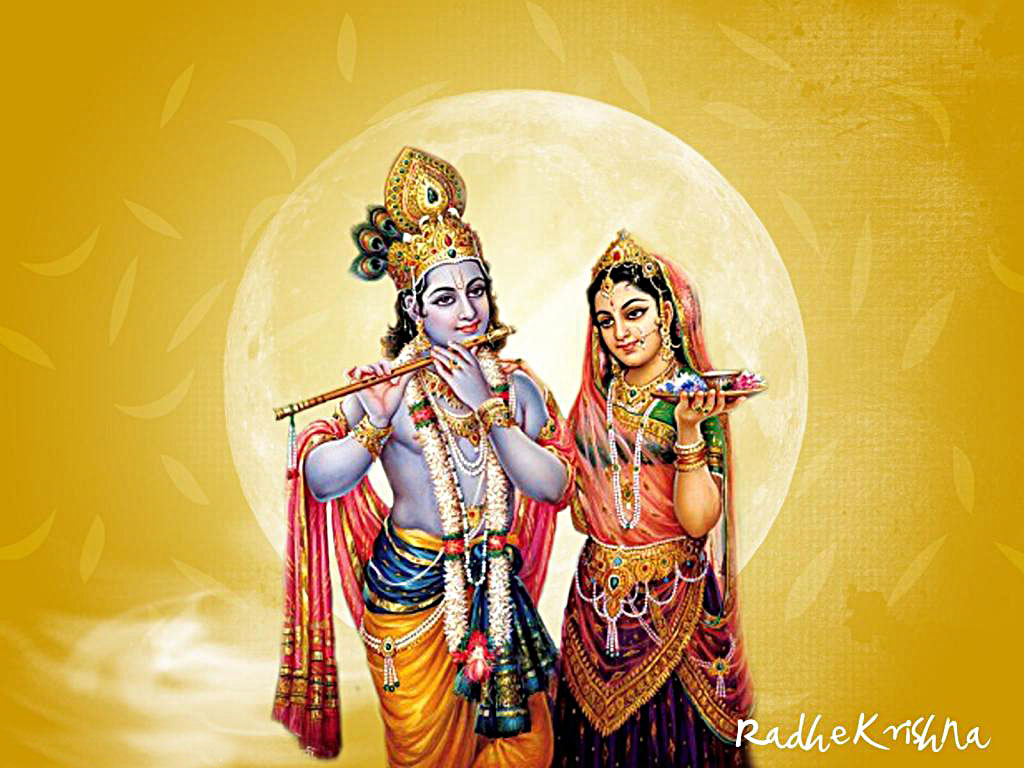 Hindu God Krishna and Radha