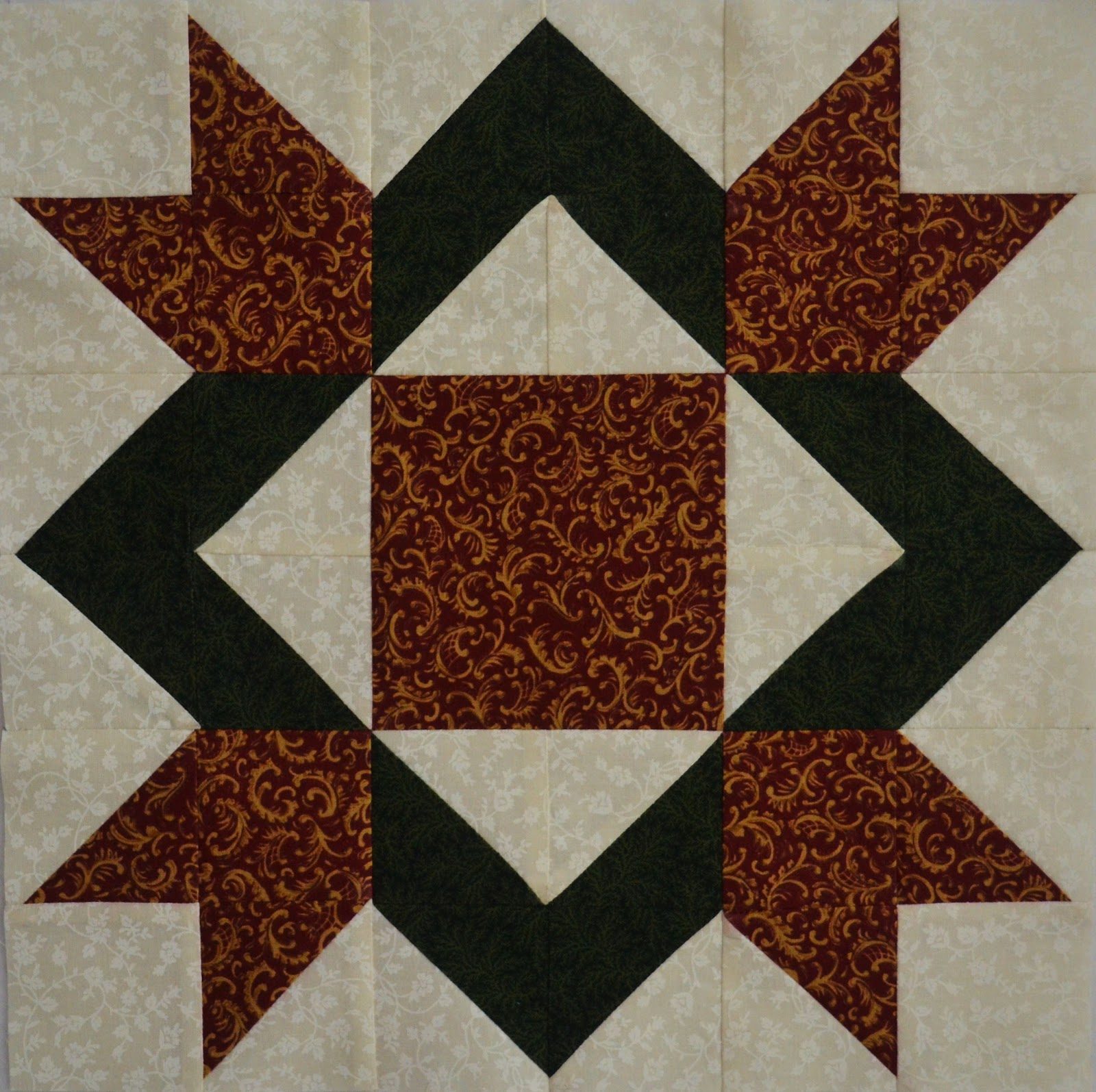 ChockABlock Quilt Blocks Laurel Wreath