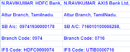 Our Bank Details