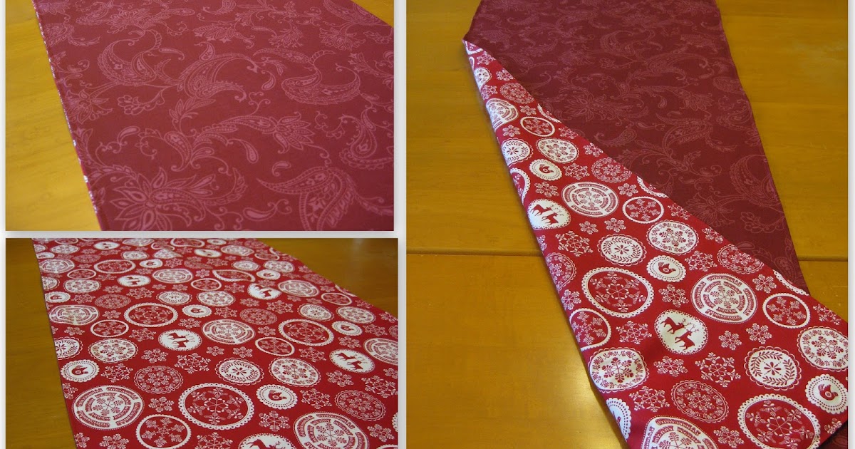 Making a Living Make Reversible Table Runner